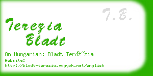 terezia bladt business card